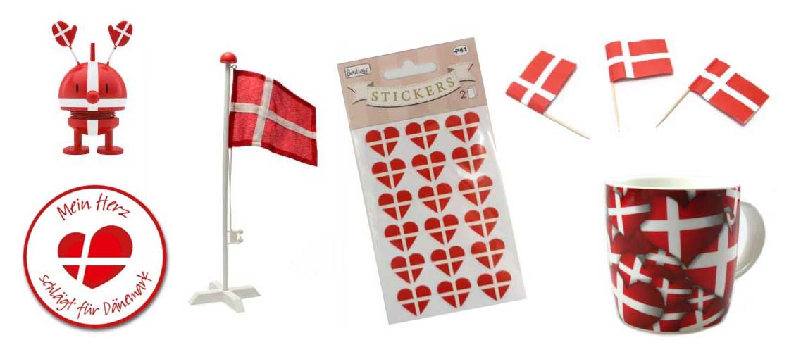 Produkte mit der dänischen Flagge online kaufen